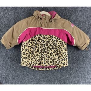 The Children’s Place Girls Jacket PLC- Tech Leopard Thermolite Size 18 Mo